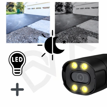 Kamera zewnętrzna IP POE LAN 8MPX 4K DVX LT8